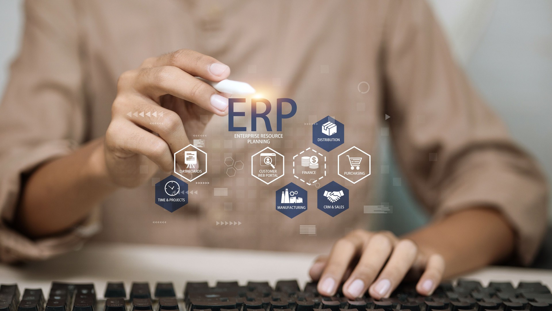 ERP Enterprise Resource Planning System for Business Management